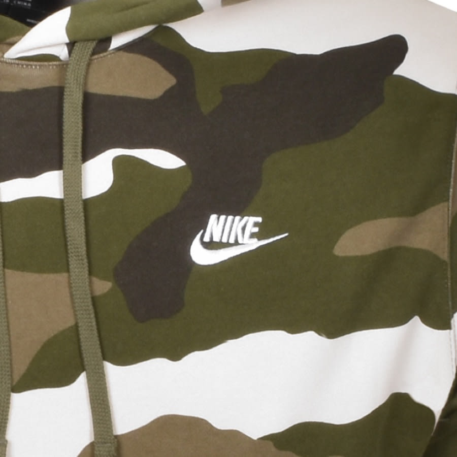Alternative Image for ProductNike Club Camo Hoodie Khaki3